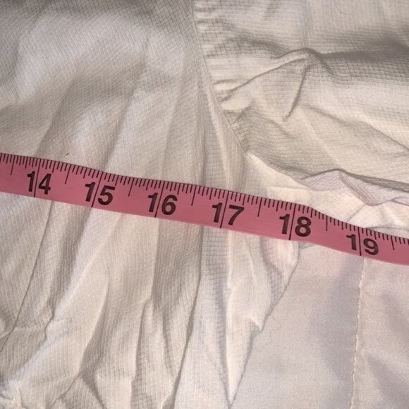 Motherhood White Cotton Maternity Blouse With 3/4 Sleeves & Tie Back - Picture 7 of 8